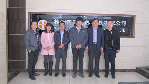 2017年4月韓國客戶參觀我們的工廠-諾天科技